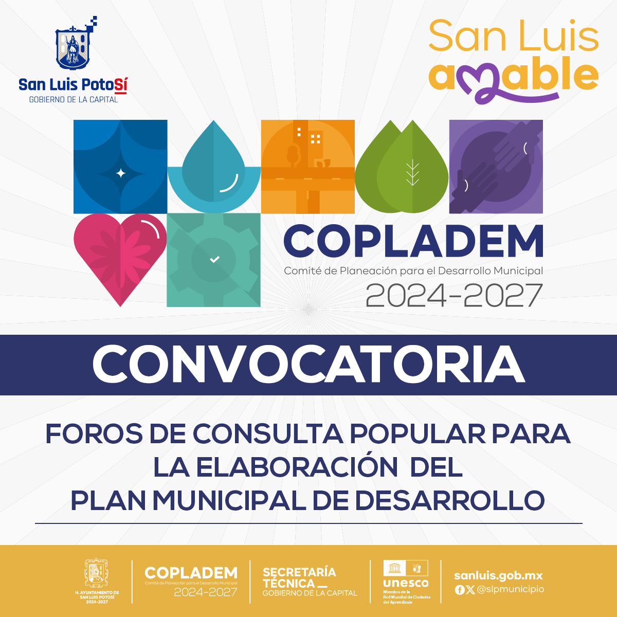 Convocatoria - FOROS COPLADEM